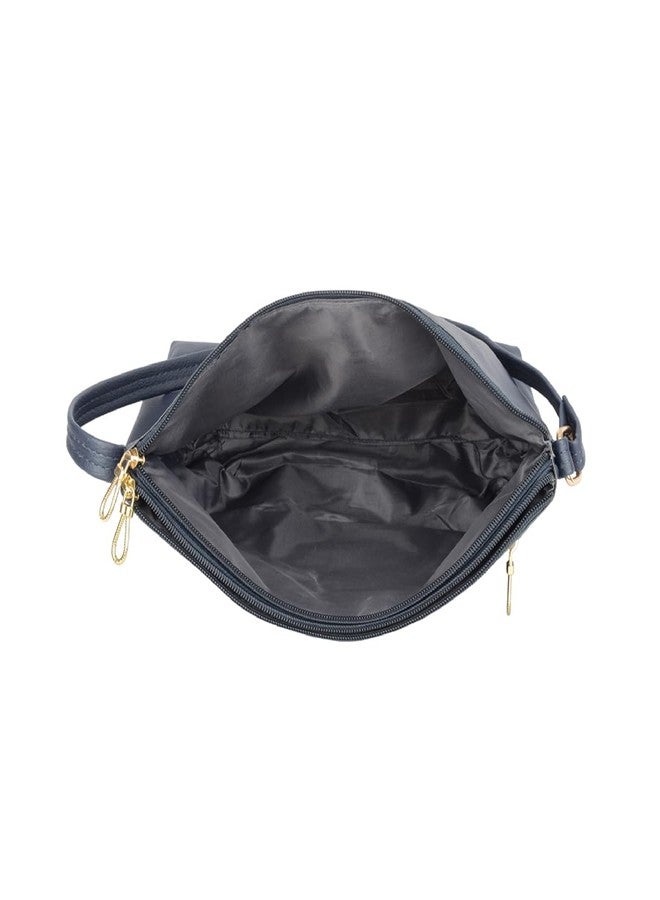 باجيت حقيبة يد نسائية زرقاء متوسطة الحجم من باجيت | حقيبة يد أنيقة وعملية للسيدات - Image 5